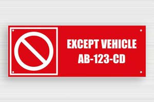 Prohibition Signs - Engraved PVC - rouge-blanc - screws - en-uk-only-car-002-3-1748949919399 Prohibition Signs - Engraved PVC - rouge-blanc - screws - en-uk-only-car-002-3-1748949919399
