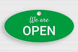 Oval Signs - Oval 'Open' Sign - vert-blanc - holes-only - en-uk-open-sign-business-004-3-1748946618059