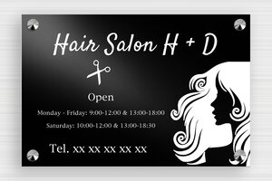 Open Hours Signs - Printed Aluminium - noir-blanc - screws-caps - en-uk-opening-hours-sign-business-002-0-1748946593196 Open Hours Signs - Printed Aluminium - noir-blanc - screws-caps - en-uk-opening-hours-sign-business-002-0-1748946593196