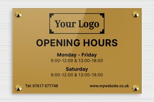 Open Hours Signs - Engraved Plexiglass - or-fonce-noir - screws-caps - en-uk-opening-time-sign-business-001-0-1748946493222 Open Hours Signs - Engraved Plexiglass - or-fonce-noir - screws-caps - en-uk-opening-time-sign-business-001-0-1748946493222