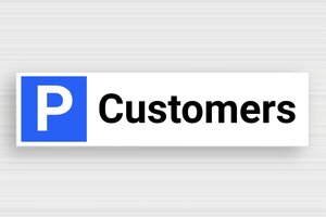 Parking Signs - Parking Sign for 'Customers' - custom - glue - en-uk-parking-004-3-1748954068192 Parking Signs - Parking Sign for 'Customers' - custom - glue - en-uk-parking-004-3-1748954068192