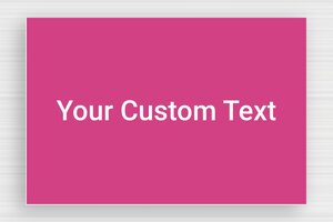 Pink Signs - Engraved PVC - rose-blanc - none - en-uk-pink-color-sign-001-5-1748958743847
