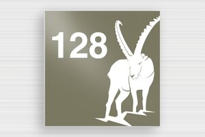 House Signs - Printed Aluminium - taupe-blanc - glue - en-uk-pl-villa-005-1-1748951368342