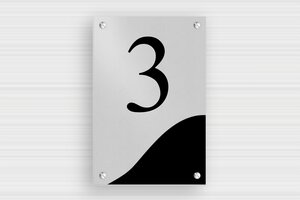 House Number Signs - Printed Aluminium - anodise-noir - screws - en-uk-pl-villa-031-2-1748951406914