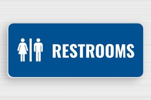 Toilet Signs for Doors - Restroom Sign - bleu-blanc - glue - en-uk-pp-piece-003-0-1748953025519