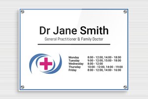 Business Signs - Printed Plexiglass - custom - screws-spacer - en-uk-practice-sign-acrylic-013-3-1748963324168