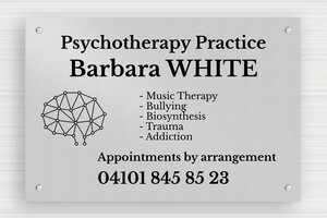 Aluminium Business Signs - Printed Aluminium - anodise-noir - screws - en-uk-practice-sign-aluminum-003-4-1748956757352