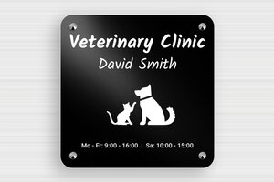 Business Signs - Printed Aluminium - noir-blanc - screws-caps - en-uk-practice-sign-aluminum-006-3-1748963522986