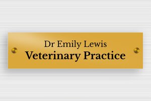 Aluminium Business Signs - Printed Aluminium - or-blanc - screws-caps - en-uk-practice-sign-aluminum-011-3-1748963574130