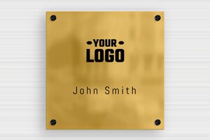 Business Signs - Printed brass - brut-noir - screws-caps - en-uk-practice-sign-brass-007-3-1748963725231