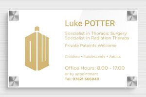 Acrylic Business Signs - Engraved Plexiglass - blanc-or - screws-spacer - en-uk-practice-sign-plexi-001-4-1748957502221 Acrylic Business Signs - Engraved Plexiglass - blanc-or - screws-spacer - en-uk-practice-sign-plexi-001-4-1748957502221