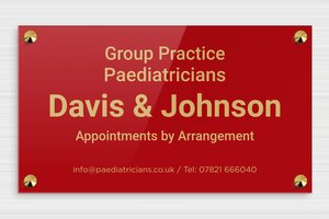 Acrylic Business Signs - Engraved Plexiglass - rouge-or - screws-caps - en-uk-practice-sign-plexi-004-3-1748957696298 Acrylic Business Signs - Engraved Plexiglass - rouge-or - screws-caps - en-uk-practice-sign-plexi-004-3-1748957696298