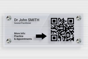 Design Your Own Signs - Clear plexiglass Blue - bleu - screws-spacer - en-uk-practice-sign-plexi-trans-003-3-1748958141778