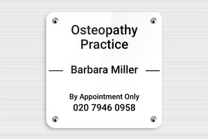 Acrylic Business Signs - Engraved Plexiglass - blanc-noir - screws-caps - en-uk-practice-sign-plexiglass-016-3-1748963457437 Acrylic Business Signs - Engraved Plexiglass - blanc-noir - screws-caps - en-uk-practice-sign-plexiglass-016-3-1748963457437