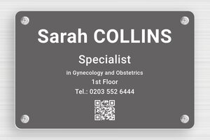 PVC Business Signs - Engraved PVC - gris-souris-blanc - suction-cup - en-uk-practice-sign-pvc-003-5-1748957907613