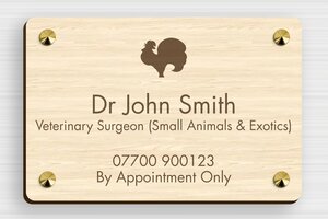 Business Signs - Engraved Wood - erable - screws-caps - en-uk-practice-sign-wood-011-3-1748963704019