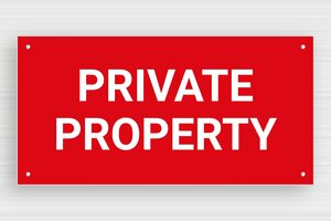 Private Property Signs - Sign 'Private Property' - rouge-blanc - screws - en-uk-private-property-sign-1-1748952153785