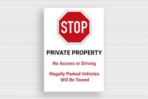 Private Property Signs - Sign 'Private Property Under Video Surveillance' - custom - glue - en-uk-private-sign-030-2-1748952245149