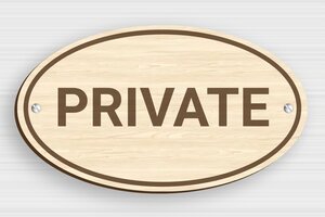 Wood Signs - Oval Sign 'Private Property' - erable - screws - en-uk-private-sign-037-2-1748952296495 Wood Signs - Oval Sign 'Private Property' - erable - screws - en-uk-private-sign-037-2-1748952296495