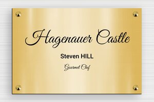 Restaurant Signs - Engraved PVC - or-brosse-noir - screws-caps - en-uk-pro-sign-restaurant-002-4-1748945793106 Restaurant Signs - Engraved PVC - or-brosse-noir - screws-caps - en-uk-pro-sign-restaurant-002-4-1748945793106