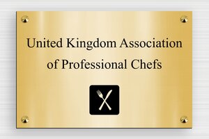 Restaurant Signs - Printed PVC - or-brosse-noir - screws-caps - en-uk-profi-sign-restaurant-002-0-1748945812077 Restaurant Signs - Printed PVC - or-brosse-noir - screws-caps - en-uk-profi-sign-restaurant-002-0-1748945812077