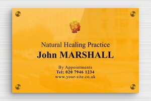 Company Signs - Printed mirror plexiglass - miroir-or-noir - screws-caps - en-uk-psycho-practice-sign-004-5-1748955803559