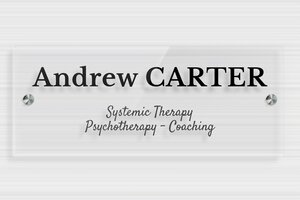 Psychotherapy Business Signs - Transparent Plexiglass - transparent - screws-spacer - en-uk-psychology-practice-sign-002-3-1748955672417