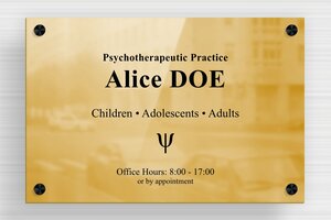 Business Signs - Printed brass - poli-noir - screws-spacer - en-uk-psychology-practice-sign-005-2-1748955818056