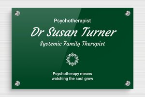 Psychotherapy Business Signs - Printed Plexiglass - custom - screws-spacer - en-uk-psychotherapy-practice-sign-001-5-1748955636705