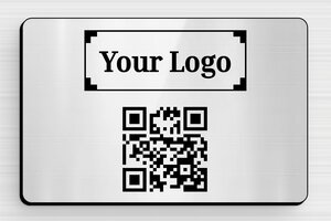 QR Code Signs - Engraved PVC - gris-brillant-noir - none - en-uk-qr-code-sign-013-3-1748963007486