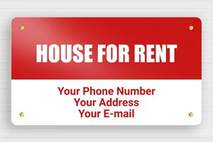 Aluminium Signs - Printed Aluminium - rouge-blanc - screws - en-uk-rent-sign-003-2-1748955447792