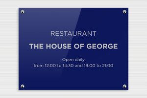 Restaurant Signs - Engraved Plexiglass - bleu-argent - screws-caps - en-uk-restaurant-002-1-1748945767865 Restaurant Signs - Engraved Plexiglass - bleu-argent - screws-caps - en-uk-restaurant-002-1-1748945767865