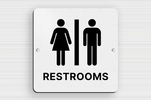 Information Signs - Restroom Sign - gris-noir - screws - en-uk-restroom-signage-004-1-1748946230391