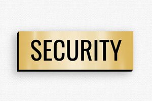 Magnetic Name Badges - Badge Engraved PVC - or-brosse-noir - badge - en-uk-security-sign-007-3-1748953416731