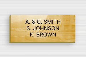 Brass Signs - Engraved brass - poli-noir - glue - en-uk-self-adhesive-door-sign-004-2-1748955058617