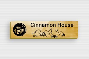 Self-adhesive Doorbell Signs - Engraved brass - poli-noir - glue - en-uk-self-adhesive-door-sign-004-4-1748955064737