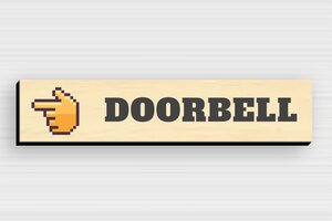 Self-adhesive Doorbell Signs - Doorbell Sign - erable-noir - glue - en-uk-self-adhesive-doorbell-sign-001-3-1748954974845