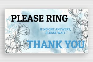 Self-adhesive Doorbell Signs - Printed Aluminium - anodise-noir - glue - en-uk-self-adhesive-doorbell-sign-003-2-1748955039009