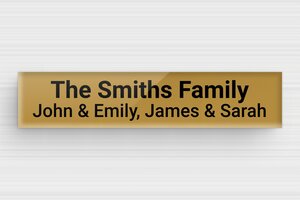 Self-adhesive Post Box Signs - Engraved Plexiglass - or-fonce-noir - glue - en-uk-self-adhesive-mailbox-sign-002-1-1748960390317