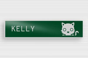 Self-adhesive Post Box Signs - Engraved Aluminium - vert-nopaint - glue - en-uk-self-adhesive-mailbox-sign-002-2-1748960392826