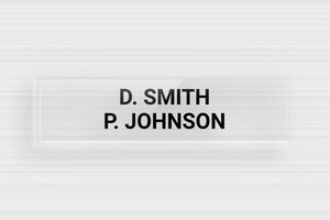 Self-adhesive Post Box Signs - Transparent Plexiglass - transparent - none - en-uk-self-adhesive-mailbox-sign-003-1-1748960412505