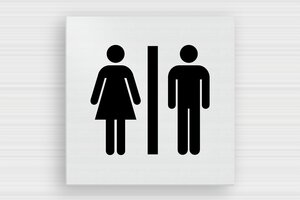 Aluminium Signs - Aluminum Toilet Sign - brosse-noir - glue - en-uk-sign-aluminum-009-1-1748961835715