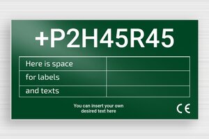 Marking Signs - Printed Aluminium - vert-blanc - glue - en-uk-sign-plate-004-1-1748955566762 Marking Signs - Printed Aluminium - vert-blanc - glue - en-uk-sign-plate-004-1-1748955566762