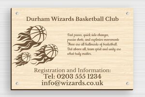Signs by Area - Engraved Wood - erable - screws - en-uk-sports-club-sign-003-1-1748955916650 Signs by Area - Engraved Wood - erable - screws - en-uk-sports-club-sign-003-1-1748955916650