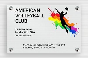 Signs by Area - Printed Aluminium - brosse-noir - screws-caps - en-uk-sports-club-sign-003-3-1748955937071 Signs by Area - Printed Aluminium - brosse-noir - screws-caps - en-uk-sports-club-sign-003-3-1748955937071