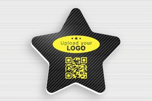 Star-shaped Signs - Printed PVC - carbon-blanc - glue - en-uk-star-shaped-sign-003-3-1748959451891