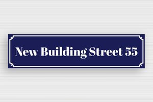 Street Name Signs - Engraved PVC - bleu-marine-blanc - screws - en-uk-street-sign-001-2-1748954146220