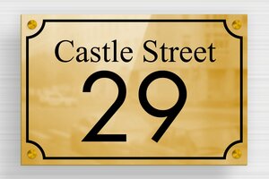 Street Name Signs - Printed brass - poli-noir - screws-spacer - en-uk-street-sign-002-3-1748954176745