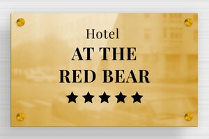 Brass Door Signs - Printed brass - poli-noir - screws-spacer - en-uk-tourism-hotel-sector-019-1-1748946235690