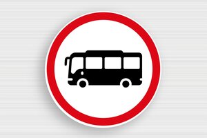 Traffic & Transport Signs - No Bus Entry Sign - custom - glue - en-uk-traffic-signs-001-4-1748953798723